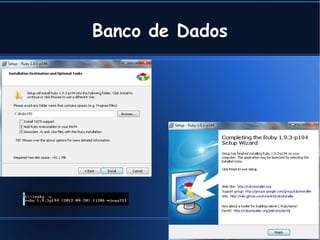 Banco de Dados




         Cleber @ Tavares Junior .com
 
