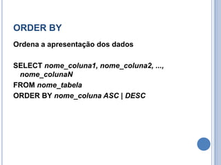 COUNT         Contar