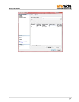 Banco de Dados I




                   179
 