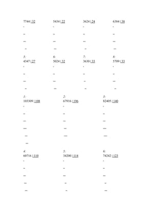7744 | 32 5434 | 22 3624 | 24 6384 | 38
5:
4347 | 27
6:
5024 | 32
7:
3630 | 33
8:
5709 | 33
1:
103309 | 108
2:
67916 | 196
3:
82405 | 140
4:
60716 | 110
5:
34200 | 114
6:
74242 | 123
 