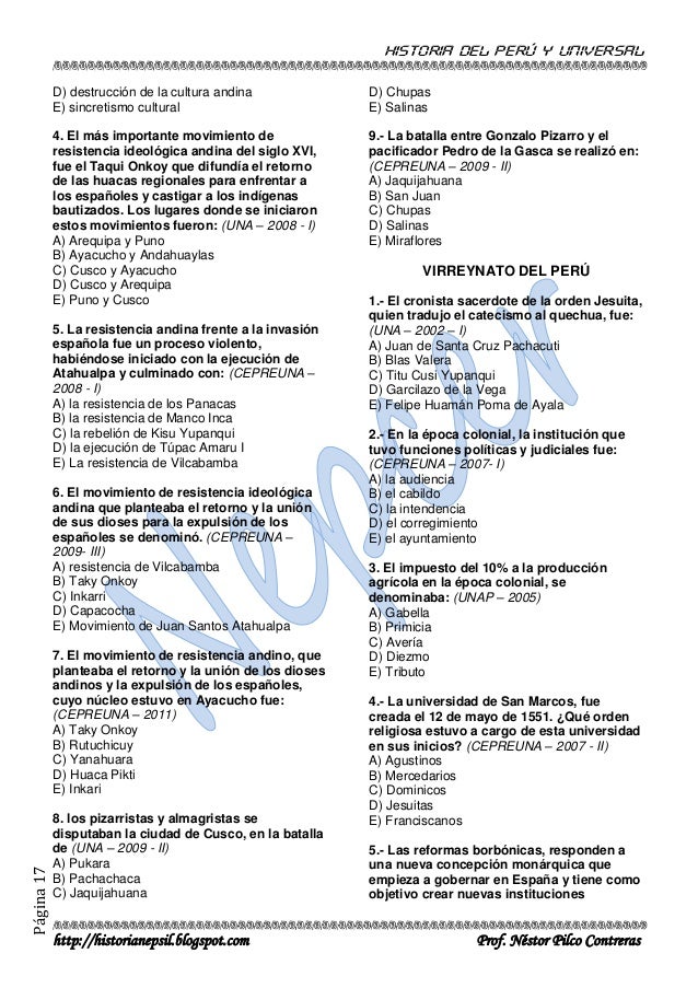 preguntas admision geografia banco de preguntas de historia unap actualizado 2013 preguntas admision geografia banco de preguntas de historia unap actualizado 2013