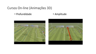 Cursos On-line (Animações 3D)
• Profundidade • Amplitude
 