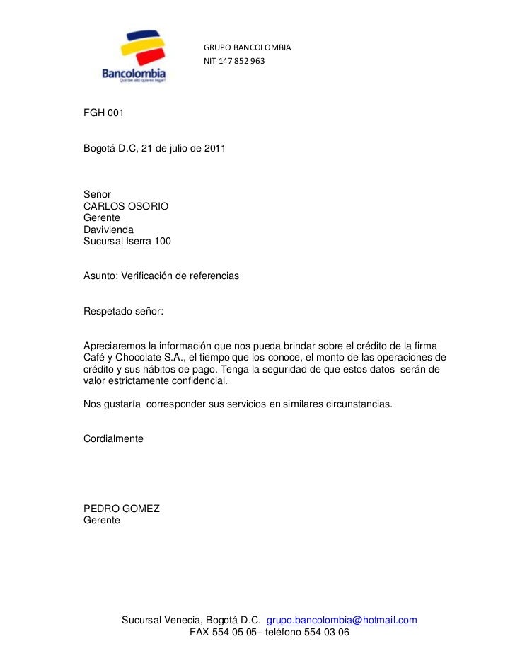 Carta apertura de cuenta de ahorros bancolombia