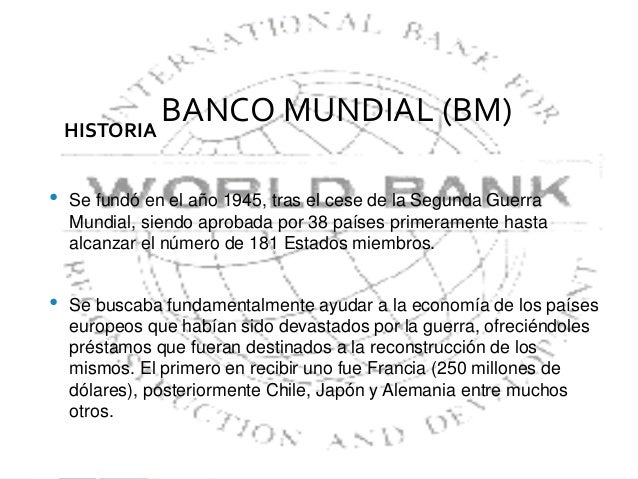 Banco mundial presentacion