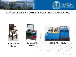ANÁLISIS DE LA COMPETENCIA (BENCHMARKING)




 Barbee ATP   Barbee ATR    EFCO PS-H 10UW
   Series       Series
 