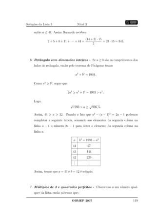 Banco Questoes 2007 Da Obmep