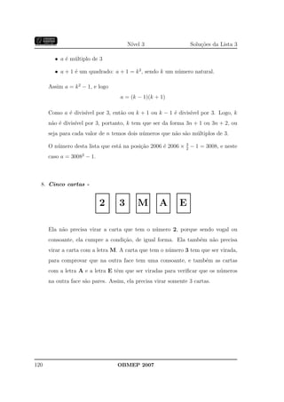 Banco Questoes 2007 Da Obmep