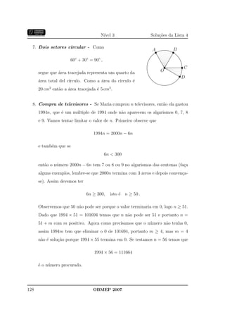 Banco Questoes 2007 Da Obmep