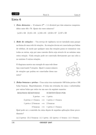 Banco Questoes 2007 Da Obmep