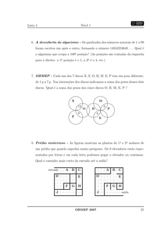 Banco Questoes 2007 Da Obmep