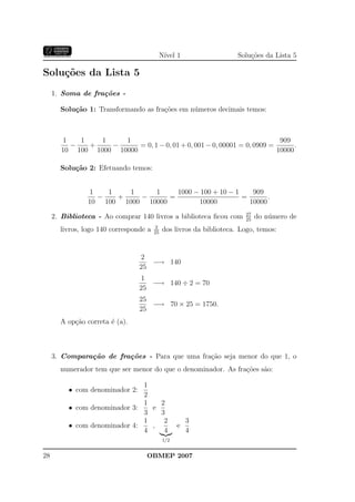 Banco Questoes 2007 Da Obmep