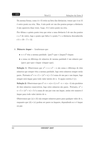 Banco Questoes 2007 Da Obmep