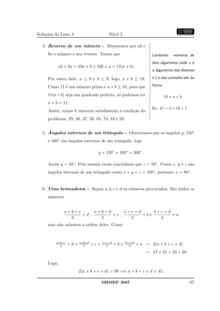 Banco Questoes 2007 Da Obmep