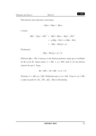 Banco Questoes 2007 Da Obmep