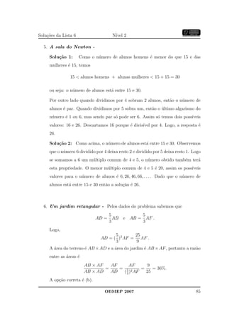 Banco Questoes 2007 Da Obmep