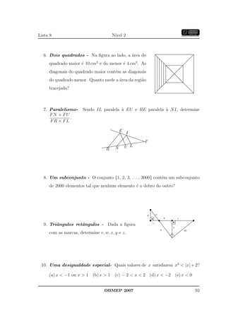 Banco Questoes 2007 Da Obmep