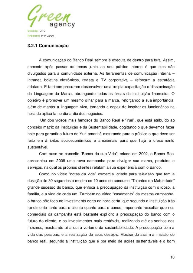 banco real banco real e o conceito de sustentabilidade no propaganda banco real banco real e o conceito de sustentabilidade no propaganda