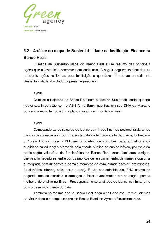 banco real banco real e o conceito de sustentabilidade no propaganda banco real banco real e o conceito de sustentabilidade no propaganda