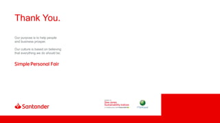 Our purpose is to help people
and business prosper.
Our culture is based on believing
that everything we do should be:
Thank You.
 