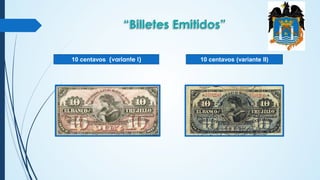 10 centavos (variante I) 10 centavos (variante II)
 