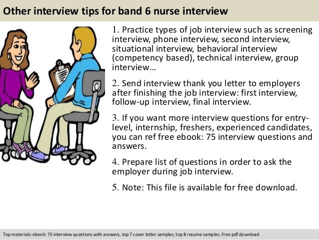 presentation for band 6 nurse interview