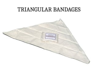 bandage procedure on a wound to prevent infection and control bleeding ...
