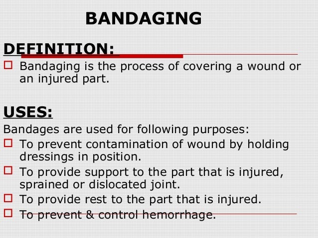 what is bandage