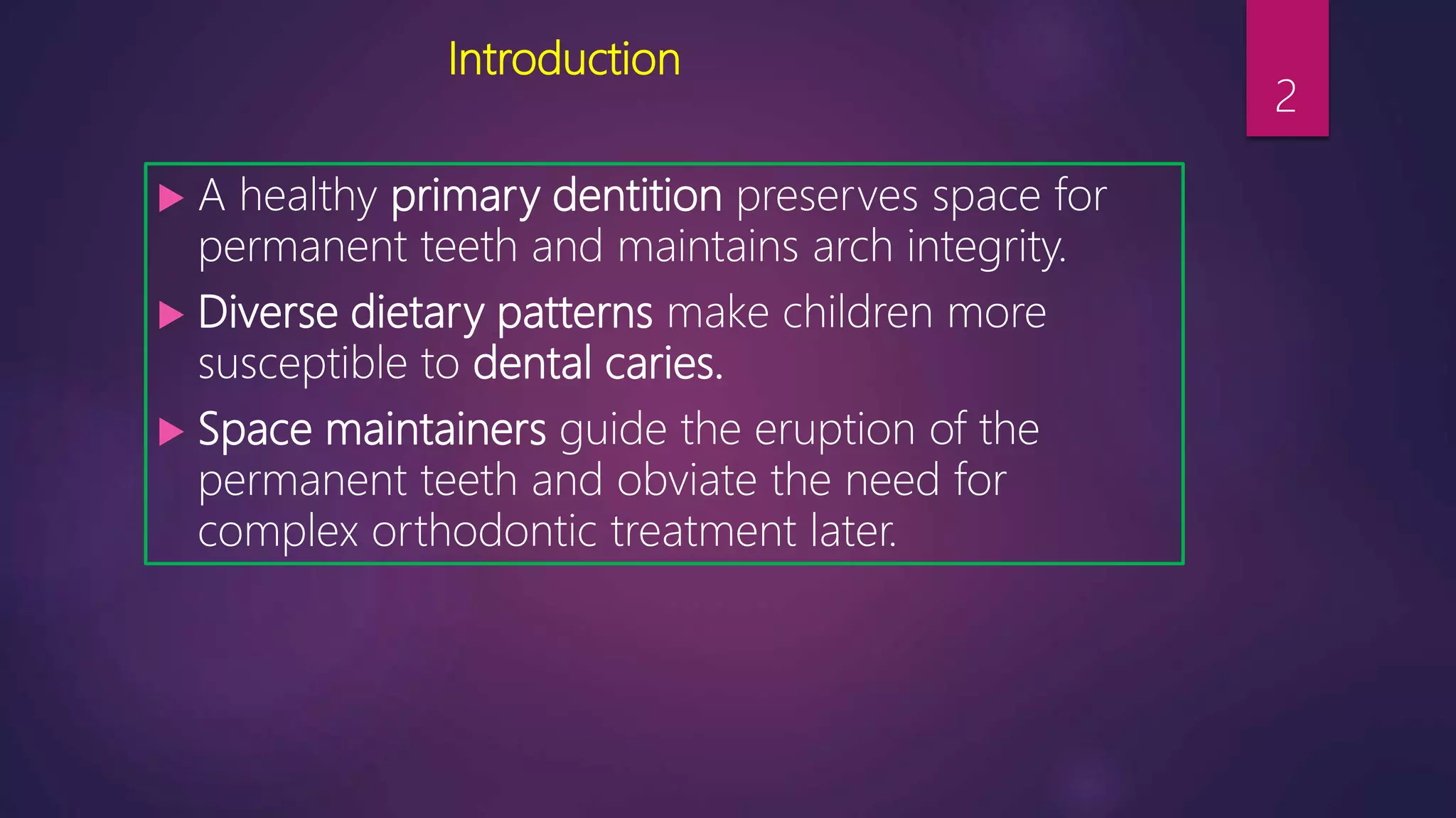 Band and loop space maintainer PPT