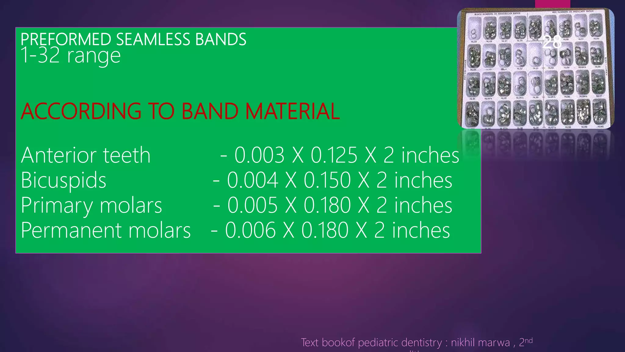 Band and loop space maintainer PPT
