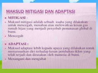 Bandar yang terjejas dengan pemanasan global