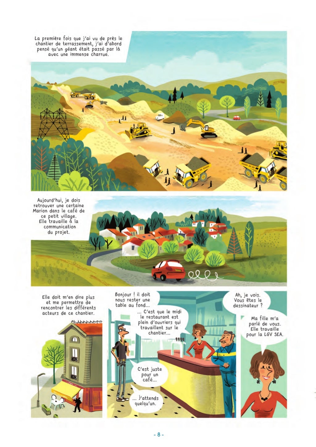 La ligne Bande Dessinée