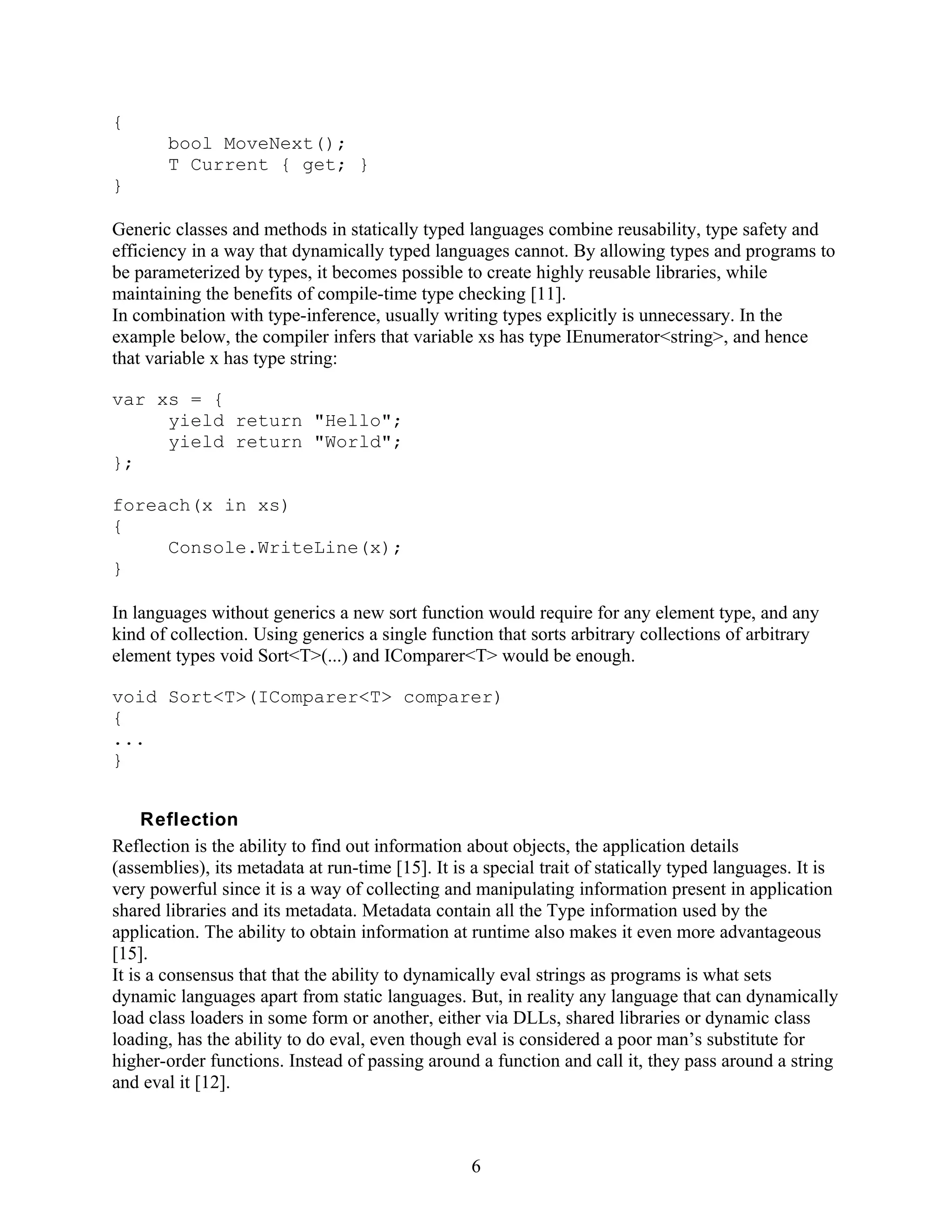 Maintenance of Dynamically vs. Statically typed Languages