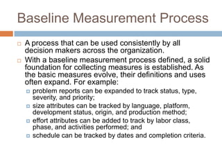 SOFTWARE MEASUREMENT ESTABLISHING A SOFTWARE MEASUREMENT PROCESS