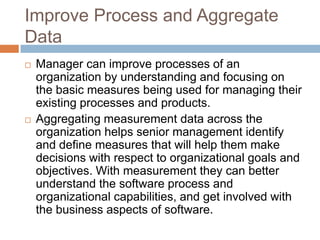 SOFTWARE MEASUREMENT ESTABLISHING A SOFTWARE MEASUREMENT PROCESS