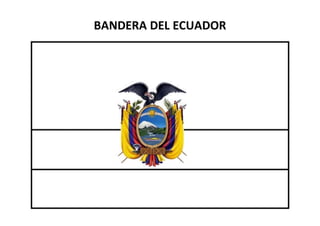 BANDERA DEL ECUADOR
 