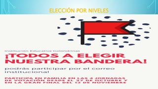 ELECCIÓN POR NIVELES
 