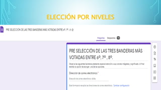 ELECCIÓN POR NIVELES
 