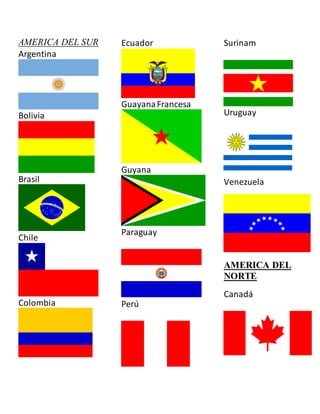 Banderas del mundo