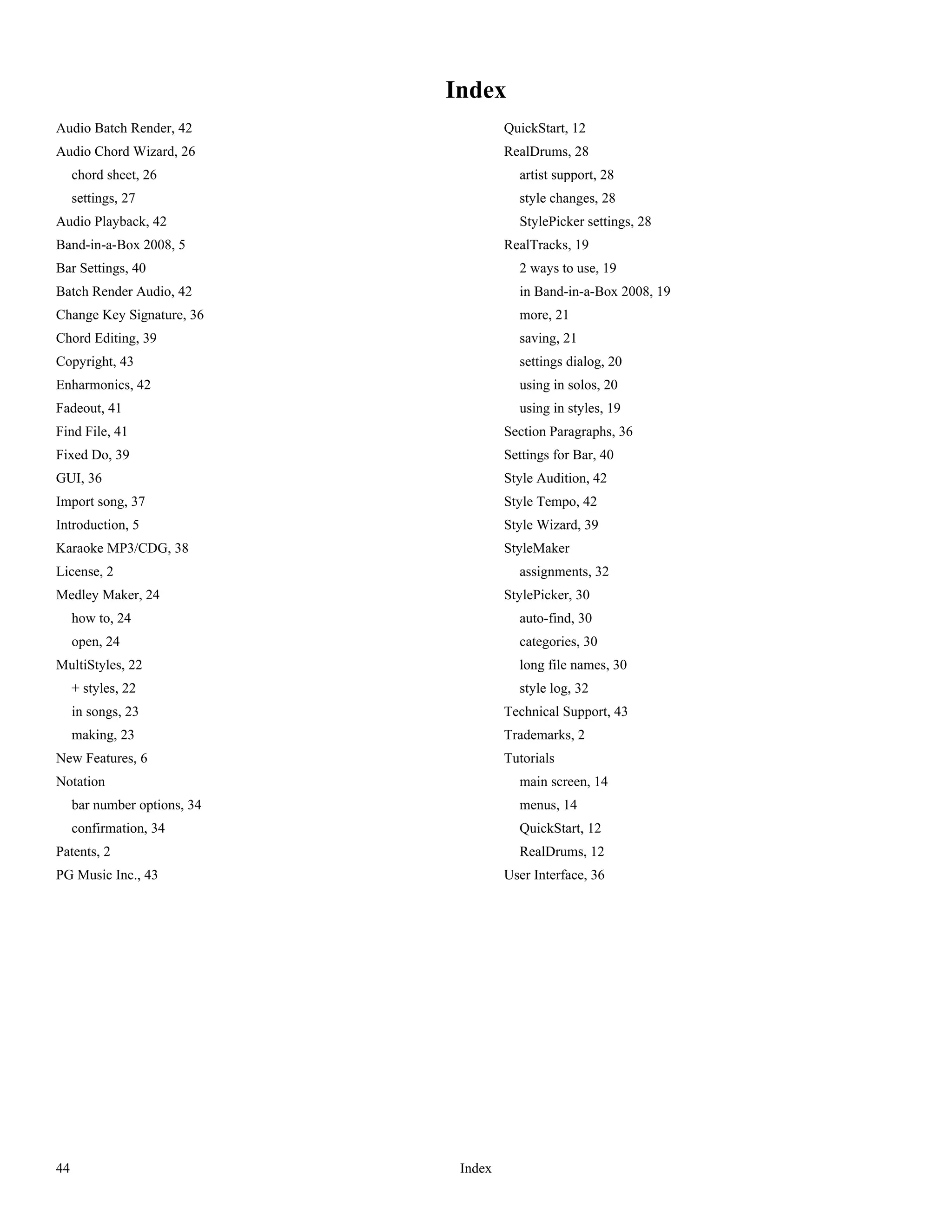 Band In A Box 2008 Upgrade Manual