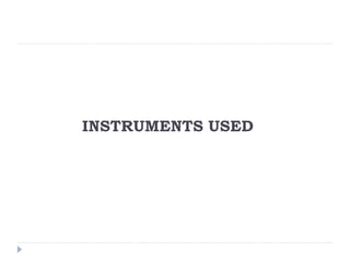 Instrument Banting Example Banding | PPTX
