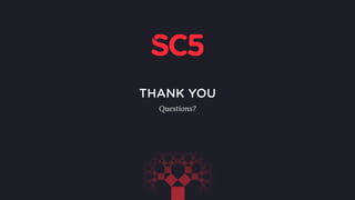 THANK YOU
Questions?
 