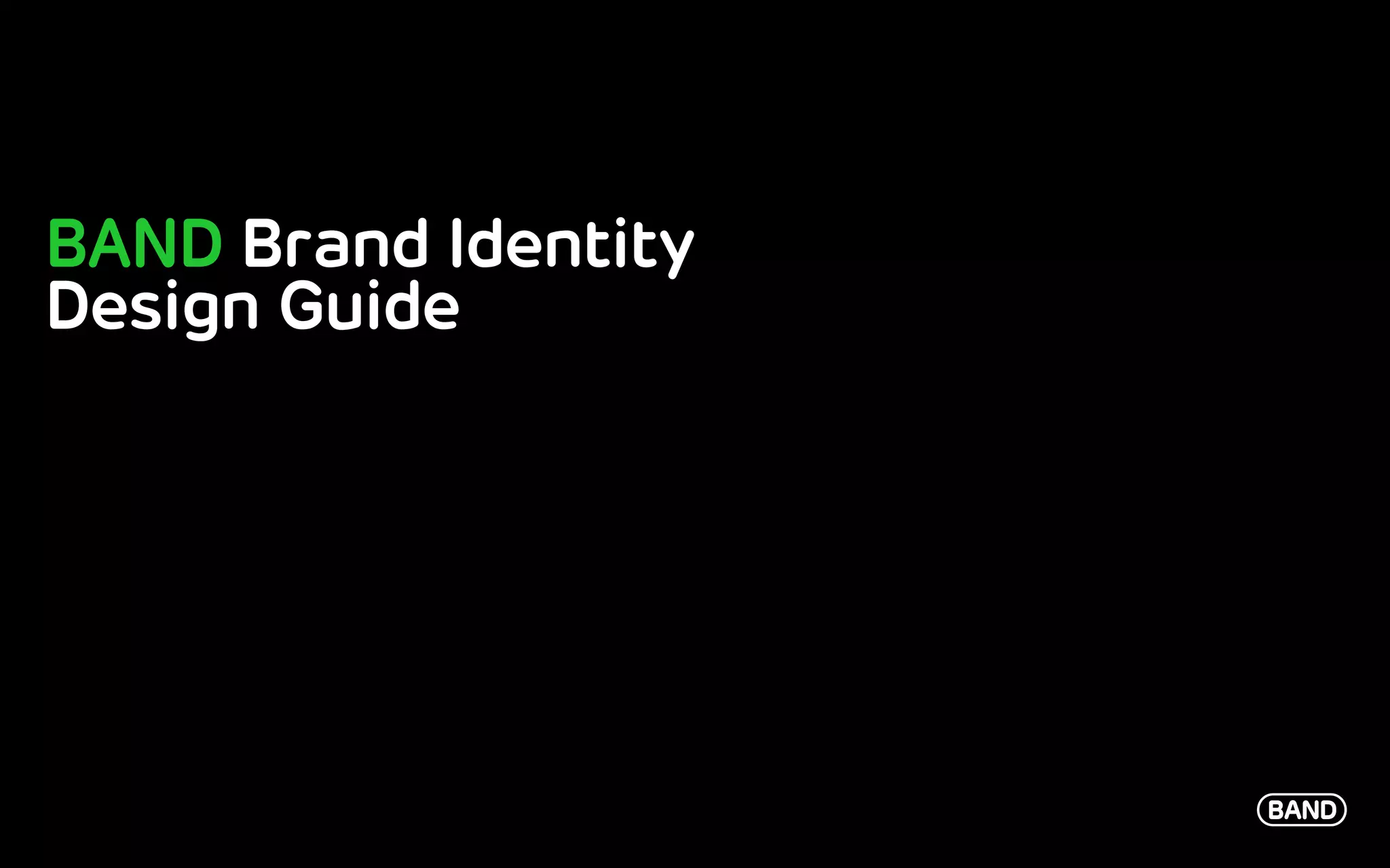 BAND App - Logo Design Guideline | PDF