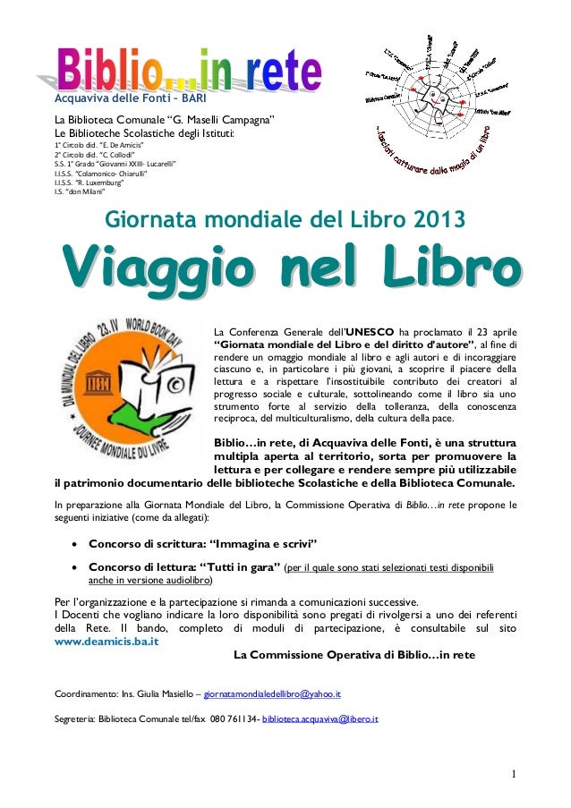 Bando biblio 2013 nuove date