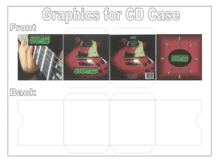 Graphics for CD Case Front Back 