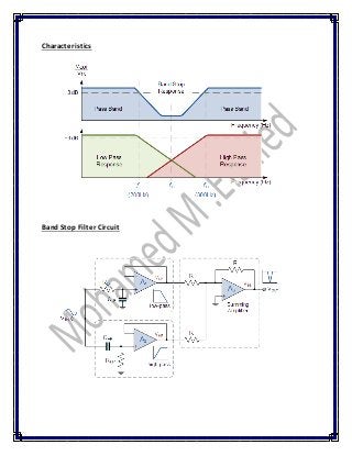 Characteristics
Band Stop Filter Circuit
 
