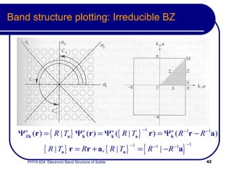 Band structure plotting: Irreducible BZ 