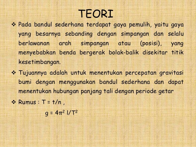 Bandul Sederhana Media 3d