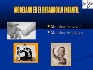  Modelos “en vivo”Modelos “en vivo”
 Modelos simbólicosModelos simbólicos
 