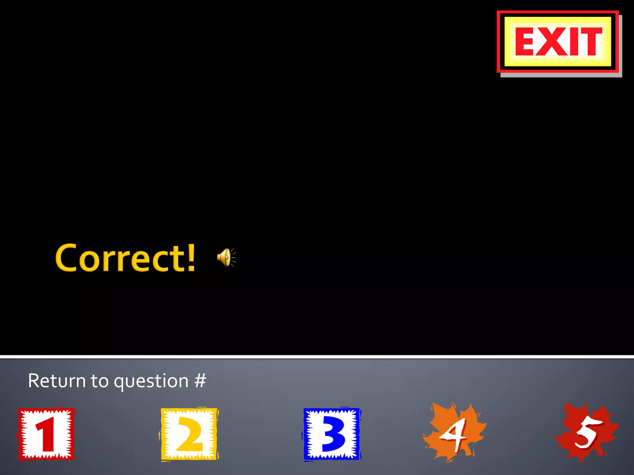 Return to question #
 