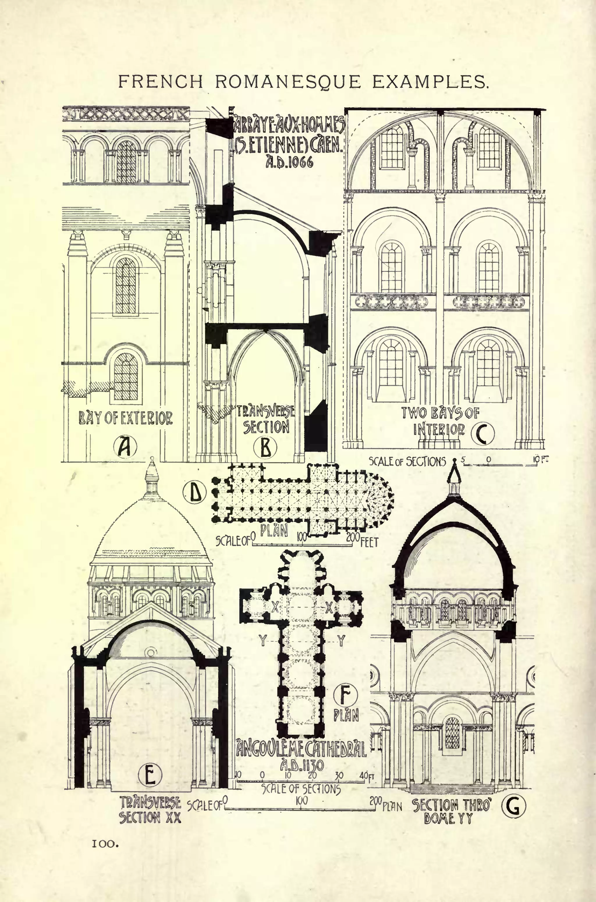 FRENCH ROMANESQUE EXAMPLES.
ttOION
100.
 